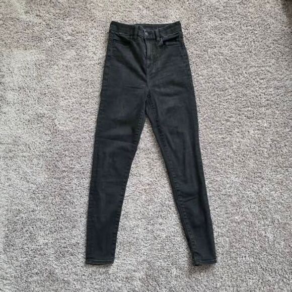 American Eagle Outfitters Denim - American Eagle Next Level Stretch Black Skinny Casual Street wear Jeans sz 2